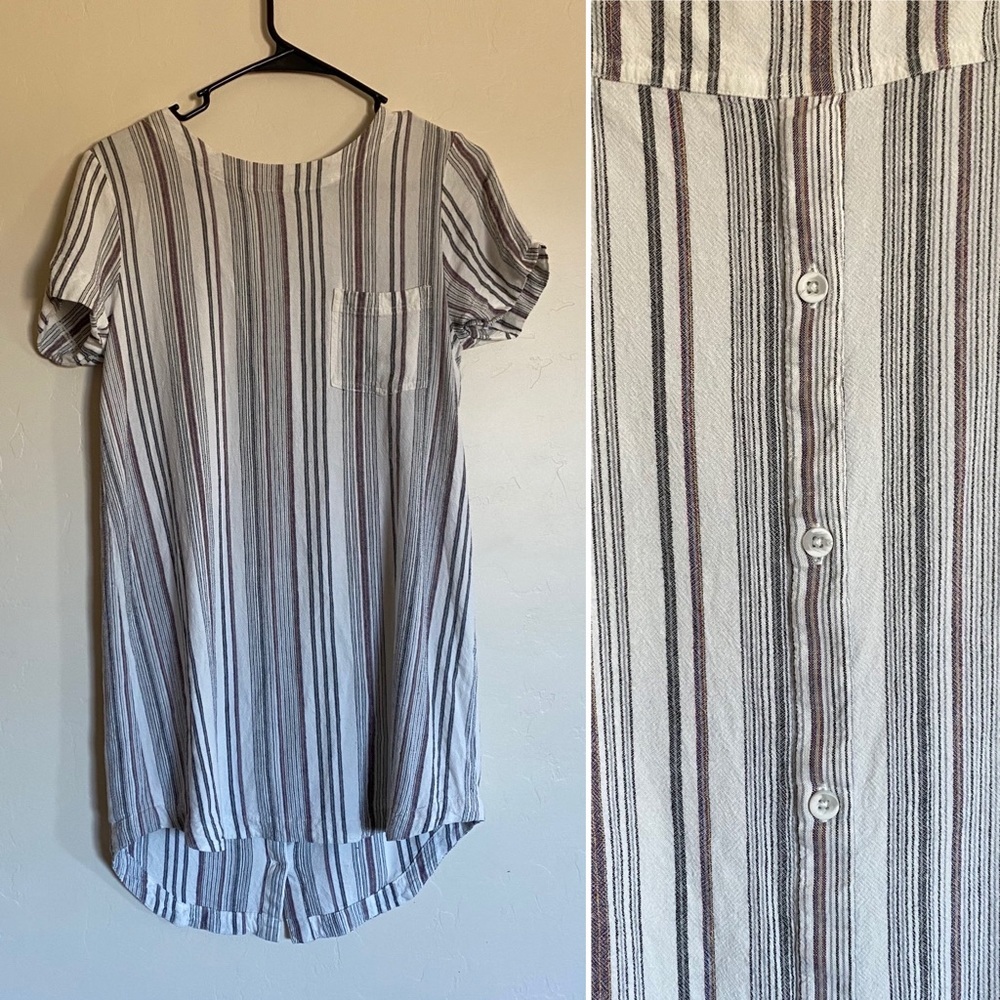 Anthro Cloth & Stone Linen Tunic